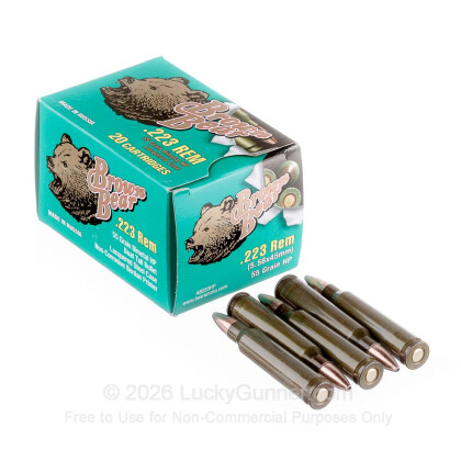 Image 3 of Brown Bear .223 Remington Ammo
