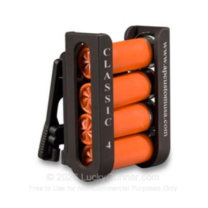 Large image of 12-Gauge Shotgun Shell Carrier AP Custom Classic 4 Aluminum Black For Sale