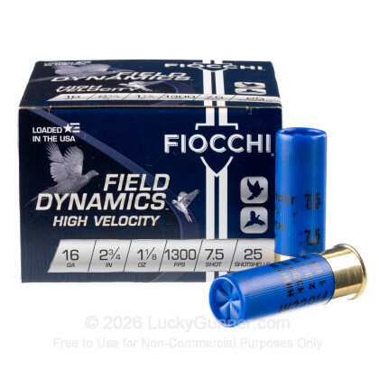 Image 1 of 16 Gauge Ammo Shells from Fiocchi Image 1 of Fiocchi 16 Gauge Ammo