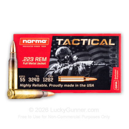 Image 1 of Norma .223 Remington Ammo
