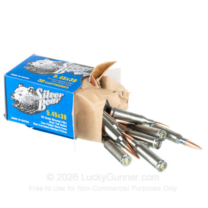 Image 3 of Shop by Popular Brand from Silver Bear Image 3 of Silver Bear 5.45x39 Russian Ammo