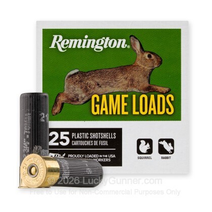 Large image of Cheap 16 Gauge Ammo For Sale - 2-3/4” 1oz. #6 Shot Ammunition in Stock by Remington Game Loads - 25 Rounds