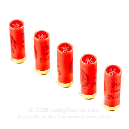 Large image of Cheap 12 Gauge Ammo For Sale - 2-3/4" 1-1/8 oz #7.5 Shot Ammunition in Stock by Estate - 25 Rounds