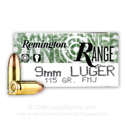 Image 1 of Remington 9mm Luger (9x19) Ammo