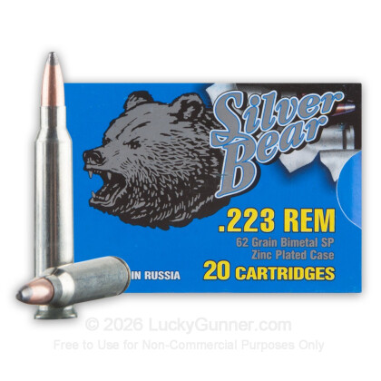 Image 1 of Silver Bear .223 Remington Ammo