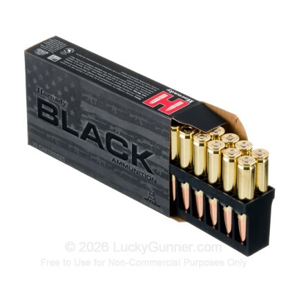 Large image of Premium 300 AAC Blackout Ammo For Sale - 208 Grain ELD Match Ammunition in Stock by Hornady BLACK - 20 Rounds