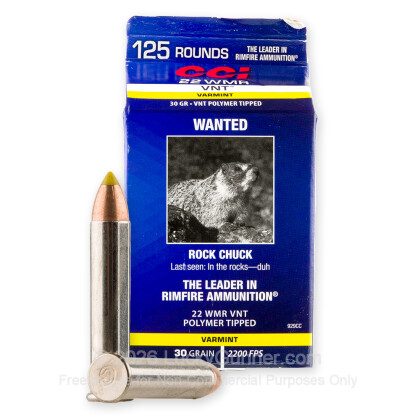 Image 2 of CCI .22 Magnum (WMR) Ammo