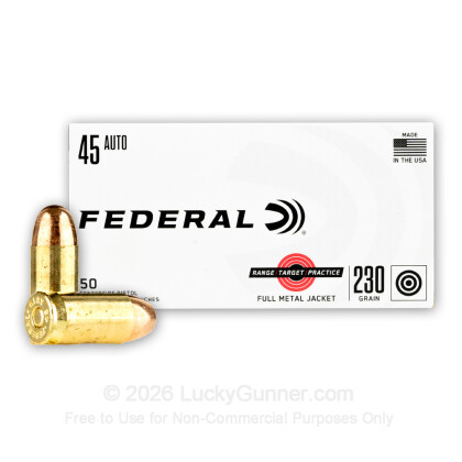 Image 2 of 45 ACP Ammo from Federal Image 2 of Federal .45 ACP (Auto) Ammo