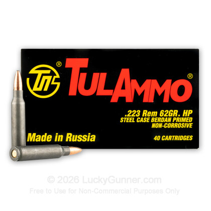 Image 1 of Tula Cartridge Works .223 Remington Ammo