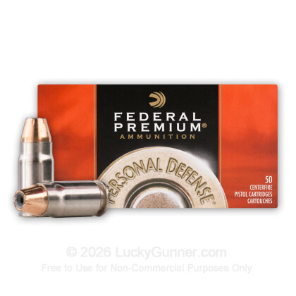 Large image of Defensive 357 Sig Ammo For Sale - 125 gr JHP  - Federal Premium Ammunition In Stock