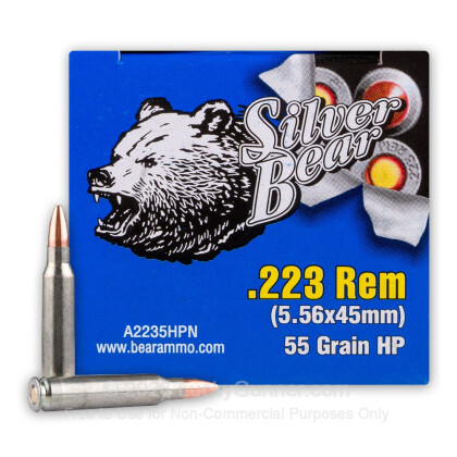 Image 2 of Silver Bear .223 Remington Ammo