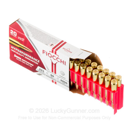 Image 3 of Fiocchi .223 Remington Ammo