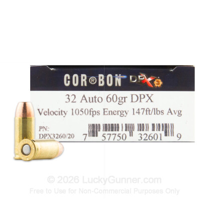 Image 1 of Corbon .32 Auto (ACP) Ammo