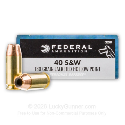 Image 1 of Federal .40 S&W (Smith & Wesson) Ammo