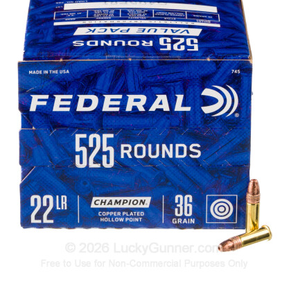 Image 1 of Federal .22 Long Rifle (LR) Ammo