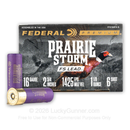 Image 1 of 16 Gauge Ammo Shells from Federal Image 1 of Federal 16 Gauge Ammo