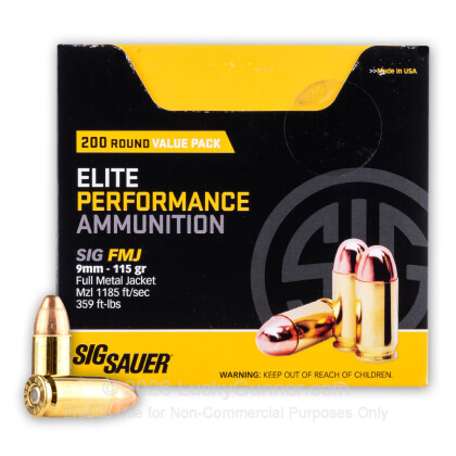 Image 2 of SIG SAUER 9mm Luger (9x19) Ammo