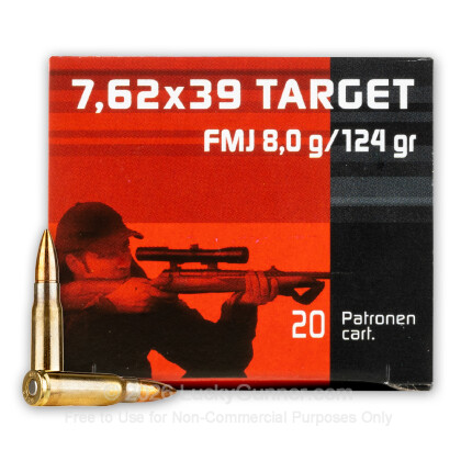 Image 1 of GECO 7.62X39 Ammo
