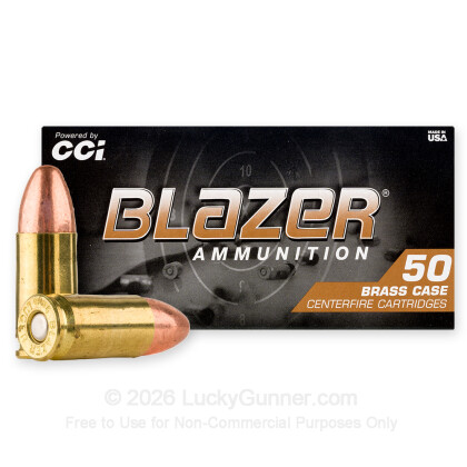 Image 2 of Blazer Brass 9mm Luger (9x19) Ammo