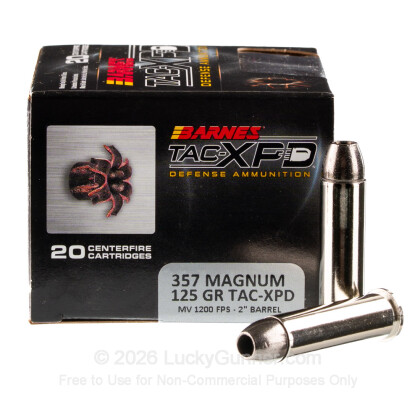Image 1 of Barnes .357 Magnum Ammo