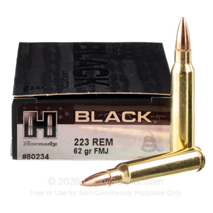 Image 2 of Rifle Ammo from Hornady Image 2 of Hornady .223 Remington Ammo