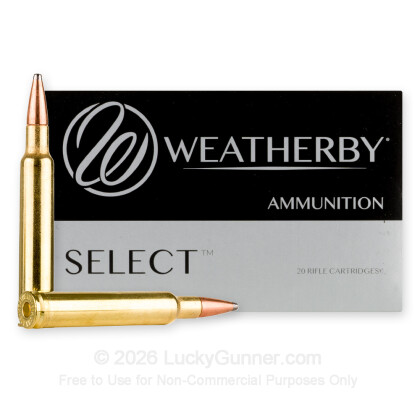 Large image of Premium 300 Weatherby Magnum Ammo For Sale - 180 Grain InterLock Ammunition in Stock by Weatherby Select - 20 Rounds
