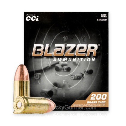 Image 2 of Blazer Brass 9mm Luger (9x19) Ammo