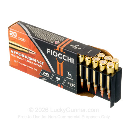 Image 3 of Fiocchi .243 Winchester Ammo