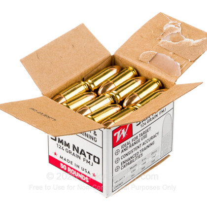 Image 5 of Winchester 9mm Luger (9x19) Ammo