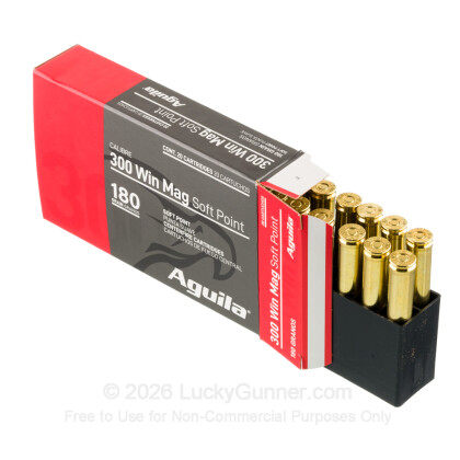 Image 3 of Shop by Popular Brand from Aguila Image 3 of Aguila .300 Winchester Magnum Ammo