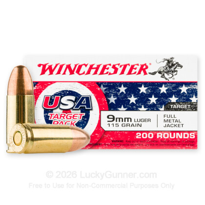 Image 2 of Winchester Ammo from Winchester Image 2 of Winchester 9mm Luger (9x19) Ammo