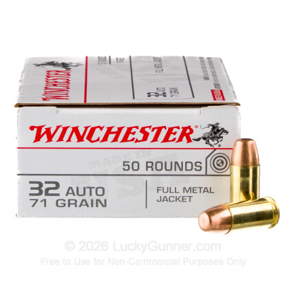 Image 2 of Winchester .32 Auto (ACP) Ammo