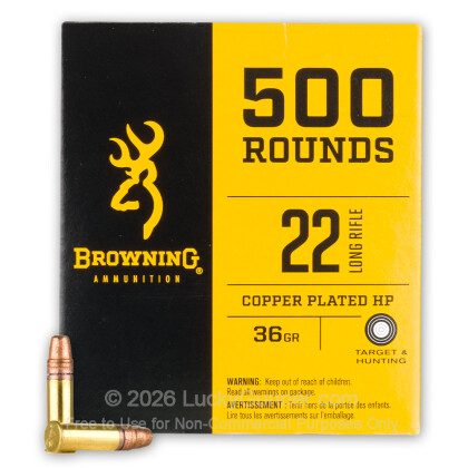 Image 2 of Browning .22 Long Rifle (LR) Ammo