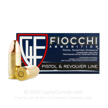 Image 2 of Fiocchi 9mm Luger (9x19) Ammo