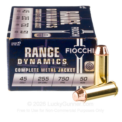Image 2 of Fiocchi .45 Long Colt Ammo