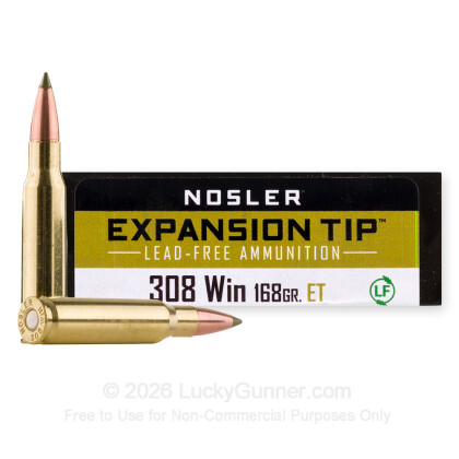 Image 1 of Nosler Ammunition .308 (7.62X51) Ammo