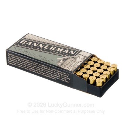 Large image of Bannerman 455 Webley Mk II Ammo For Sale - 262 Grain LRN - 50 Rounds