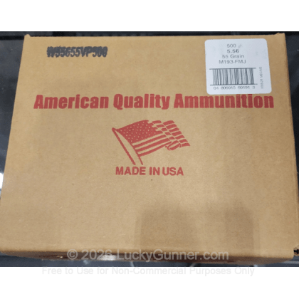 Image 1 of American Quality Ammunition 5.56x45mm Ammo