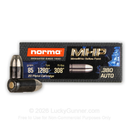 Image 2 of Norma .380 Auto (ACP) Ammo