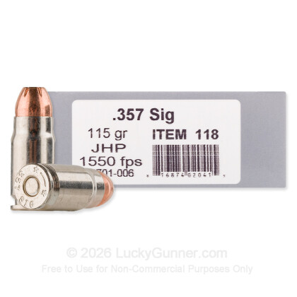 Image 1 of Underwood .357 Sig Ammo
