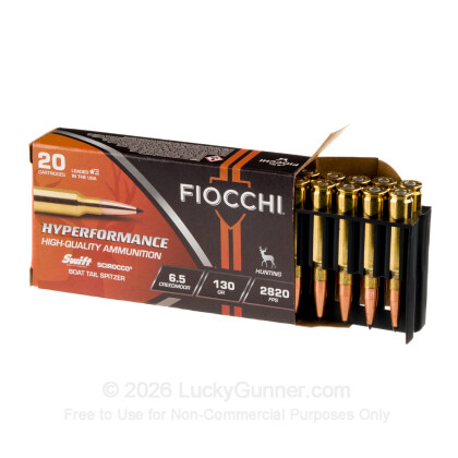 Image 6 of Fiocchi 6.5mm Creedmoor Ammo