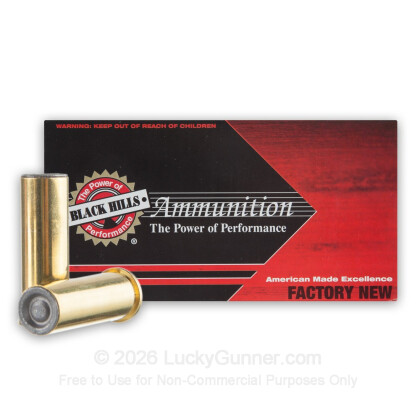 Large image of Bulk 38 Special Ammo For Sale – 148 Grain Hollow Base Wadcutter Ammunition in Stock by Black Hills - 500 Rounds