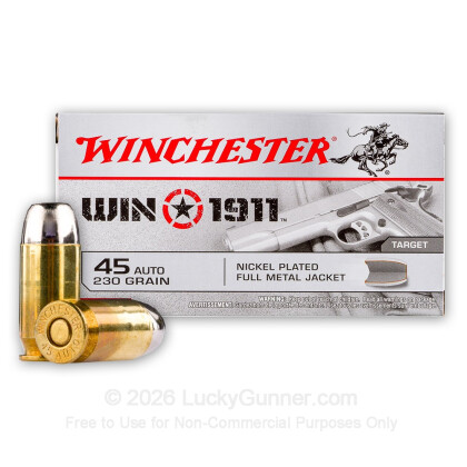Image 2 of 45 ACP Ammo from Winchester Image 2 of Winchester .45 ACP (Auto) Ammo
