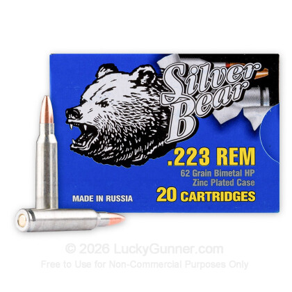 Image 1 of Silver Bear .223 Remington Ammo