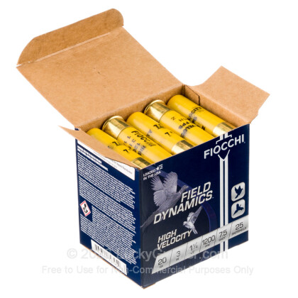 Image 6 of Shop by Popular Brand from Fiocchi Image 6 of Fiocchi 20 Gauge Ammo