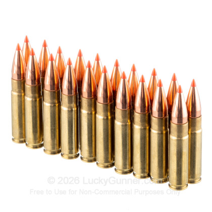 Large image of Premium 300 Whisper Ammo For Sale - 110 Grain V-MAX Ammunition in Stock by Hornady Custom - 20 Rounds