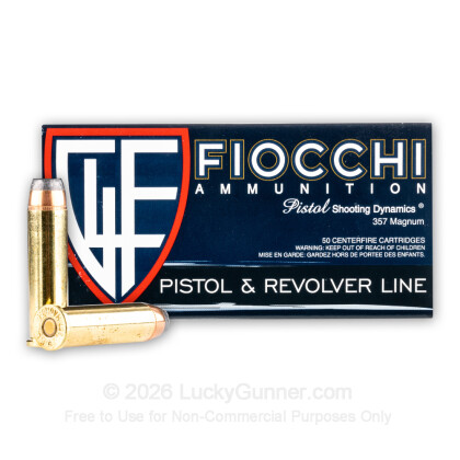 Image 2 of Fiocchi 357 Magnum Ammo