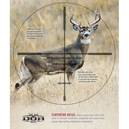 Large image of Rifle Scope For Sale - 4-12x - 40mm 734120B - DOA 600 Deer Hunting - Black Matte Bushnell Optics Rifle Scopes in Stock