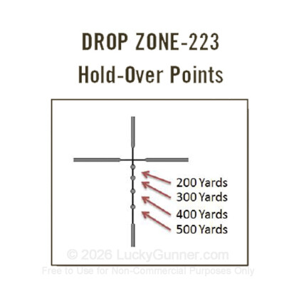 Large image of Rifle Scope For Sale - 3-9x - 40mm AR93940 - Drop Zone 223 BDC - Black Matte Bushnell AR Rifle Scopes in Stock