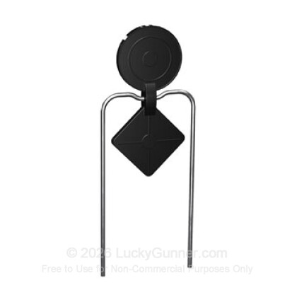 Large image of Champion Duraseal Spinner Targets For Sale - Black Self-Healing Double Gong Spinner Target In Stock